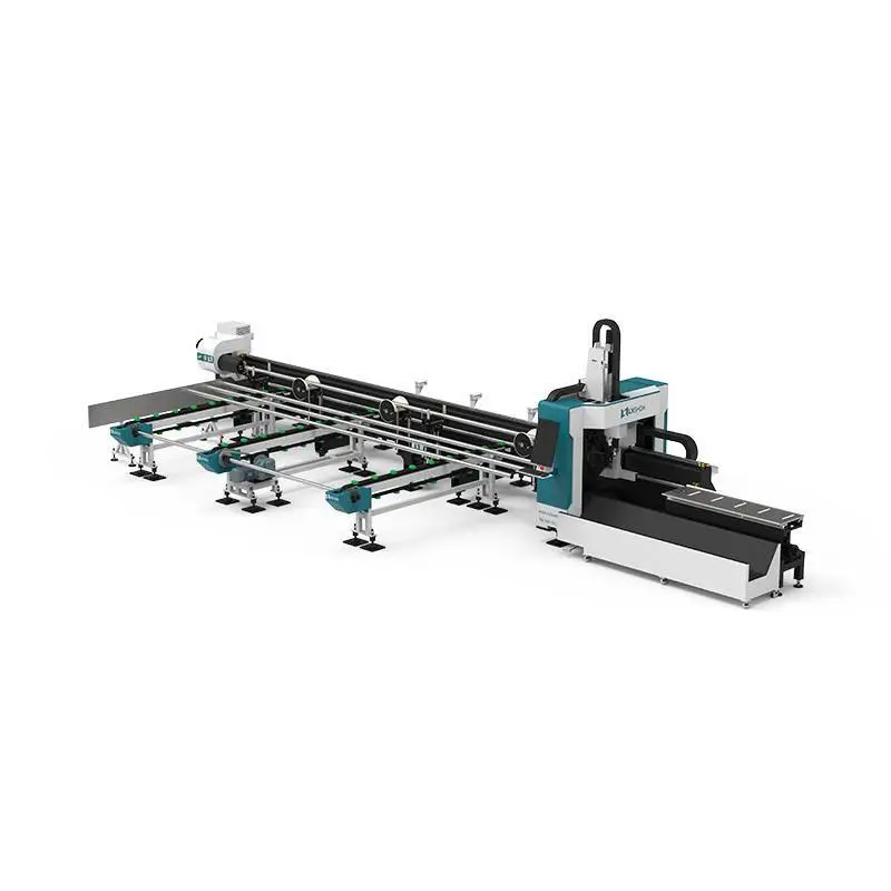 Metal Tube Pipe Fiber Laser Cutting Machine LXTN62S（A） 1