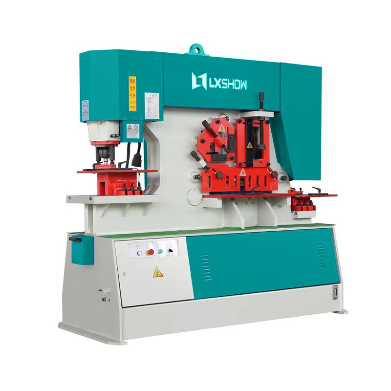 Hybraulic Combined Punching & Shearing Machine can be used for drilling and shearing metal 1