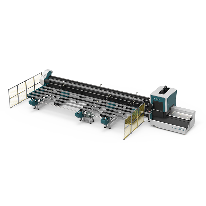 New Design Cnc Laser Pipe Cutting Machine LX83THA Automatic Loading and ...