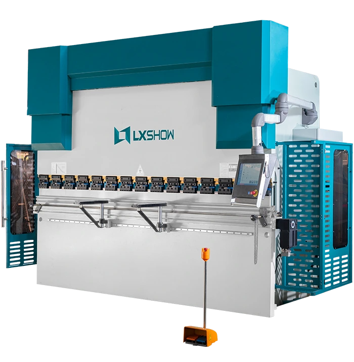 LXSHOW Electro-hydraulic Press Brake WE67K 160T-3200mm Delem DA69S Metal Sheet Bending Machine 1