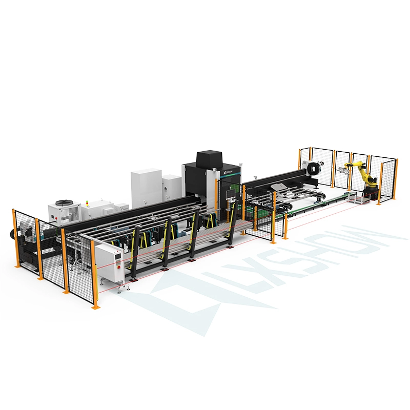 LX624TX High Power Fiber Multifunctional Metal Tube Laser Cutting Machines with Automatic Loading and Unloading 1