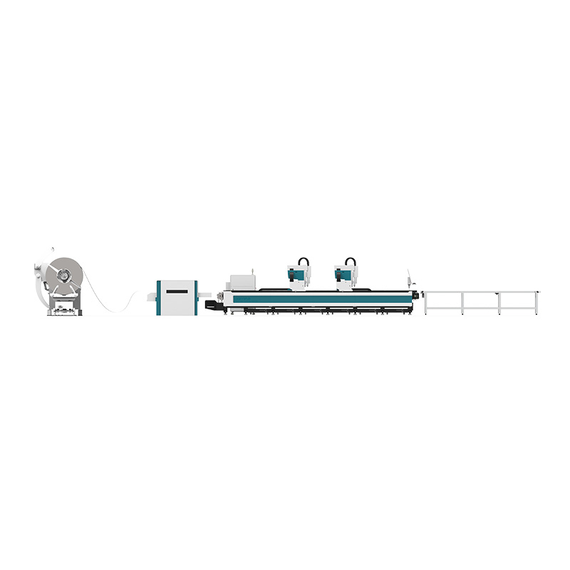 LX6015FLD Coil Fed Laser Cutting Machine With Decoiling And Levelling | LXSHOW 6