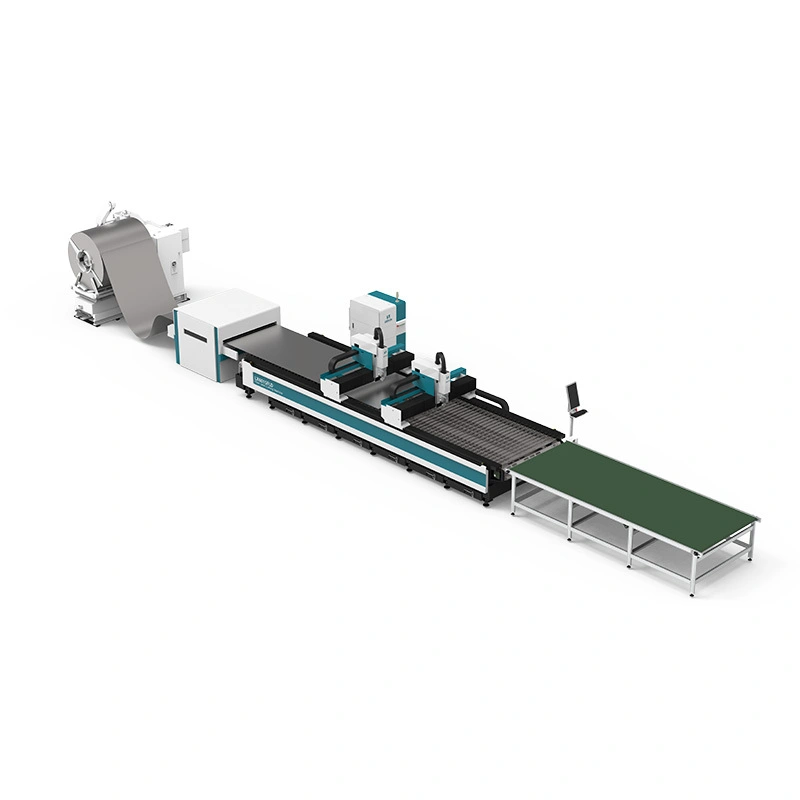 LX6015FLD Coil Fed Laser Cutting Machine With Decoiling And Levelling | LXSHOW 1
