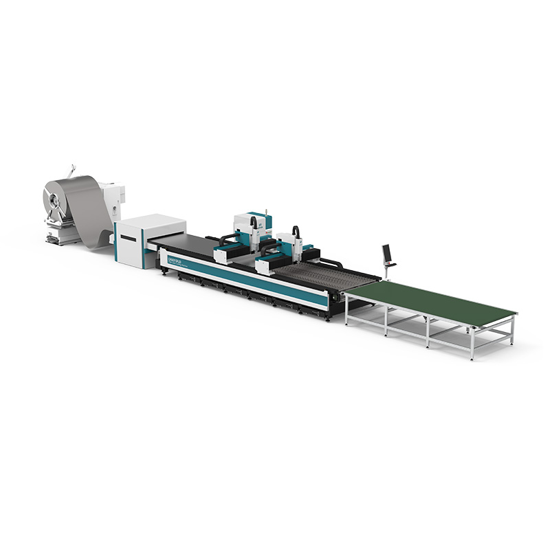 LX6015FLD Coil Fed Laser Cutting Machine With Decoiling And Levelling | LXSHOW 2