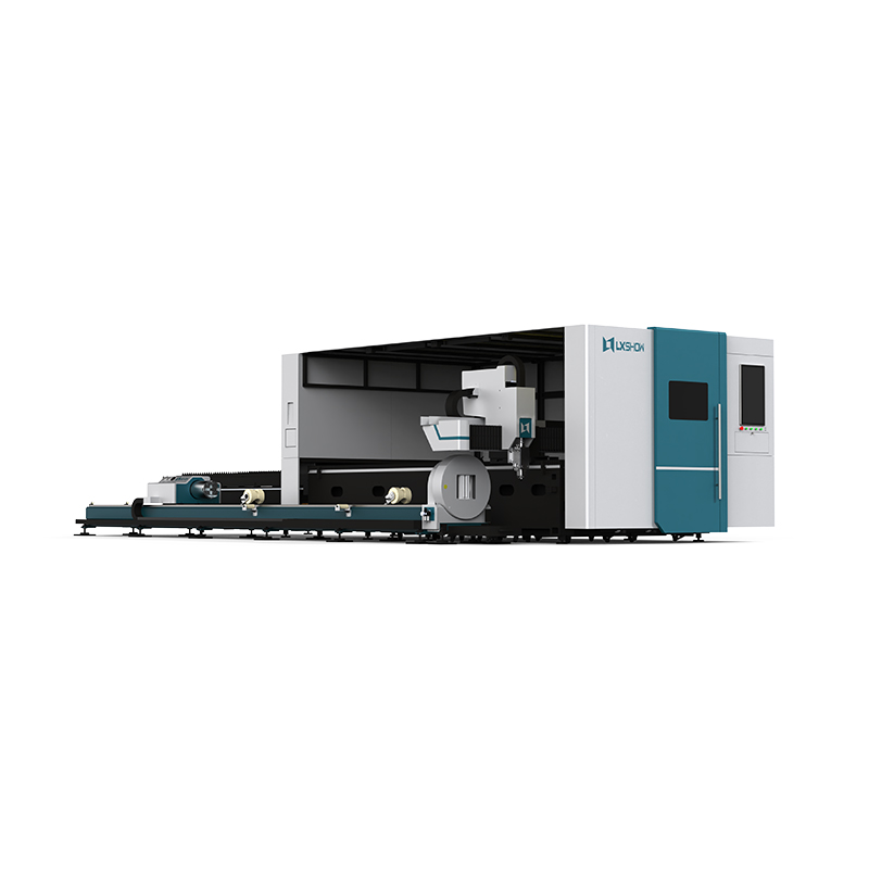 New Update LX3015PHOT Full Covered Metal Sheet And Tube Laser Cutting Machine With Exchange Table 1