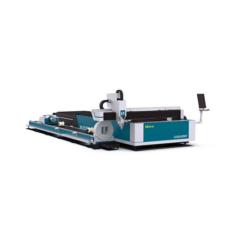 LX3015PHT CNC Fiber Laser Cutting Machine With Exchange Table for Metal Plate and Pipe 1