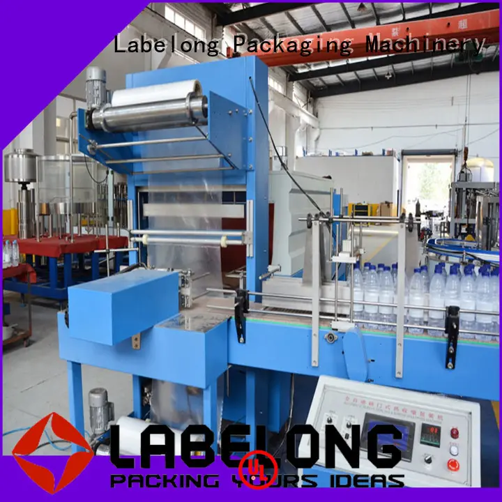 automatic shrink wrap machine with touch screen for small packages Labelong Packaging Machinery 1