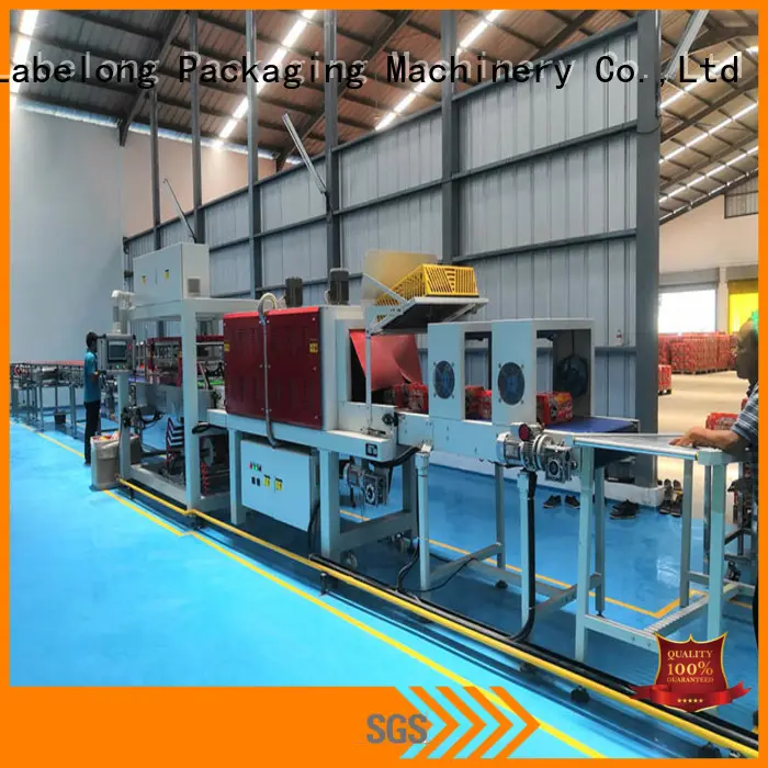 automatic shrink wrap machine with touch screen for cans Labelong Packaging Machinery 1