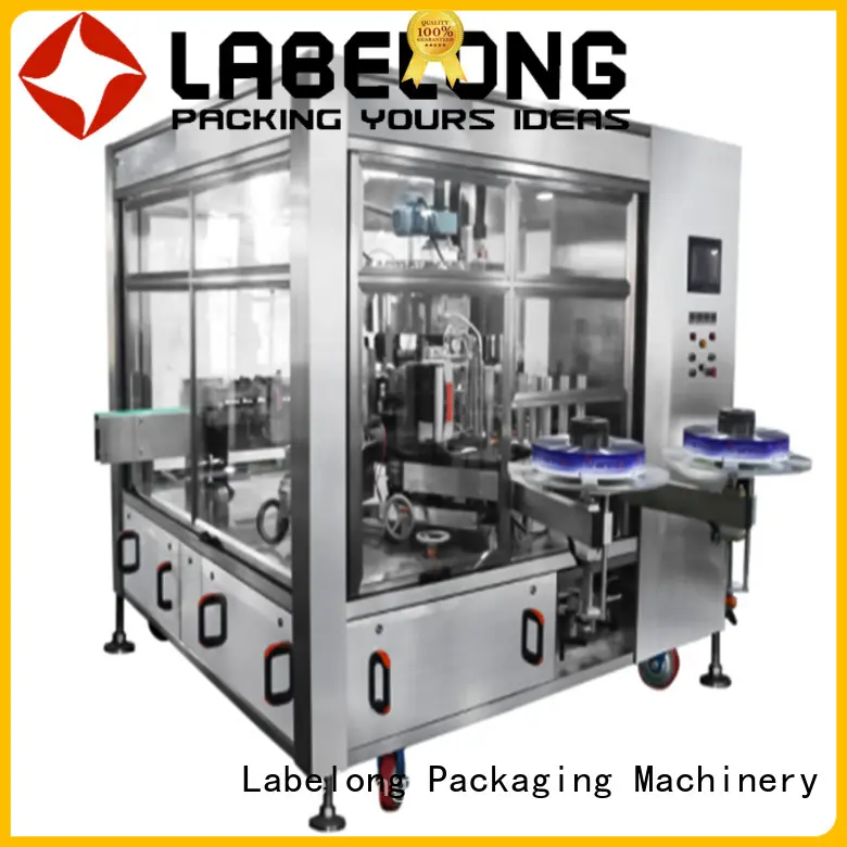 Labelong Packaging Machinery opp hot melt glue labeling machine with touch screen for cosmetic 1