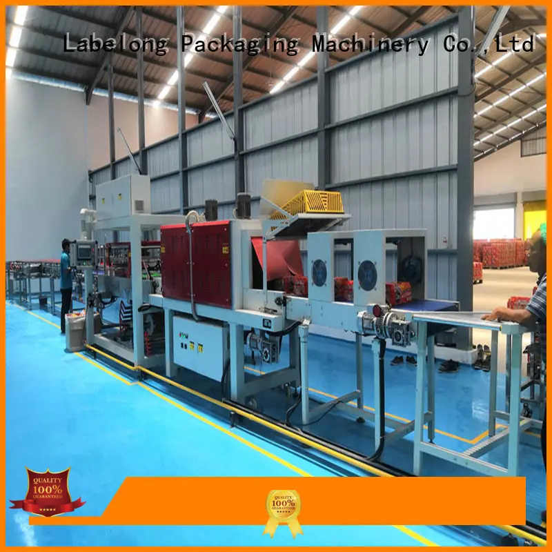 Labelong Packaging Machinery linear automatic shrink wrapper with touch screen for plastic bottles for glass bottles 1