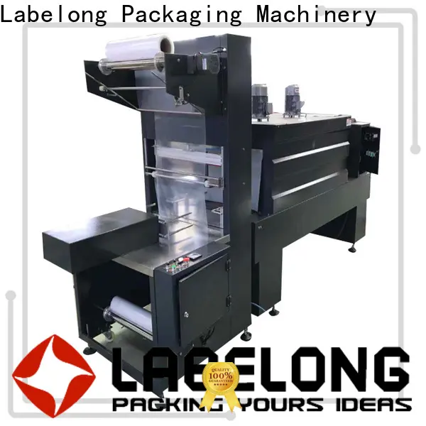 Labelong Packaging Machinery linear film wrapping machine with touch screen for jars 1