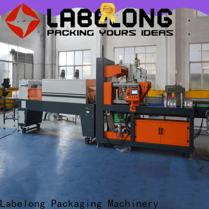 Labelong Packaging Machinery wrapping machine with touch screen for plastic bottles for glass bottles 1