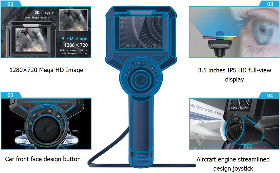 hd autel maxivideo mv400 customized for industry 3
