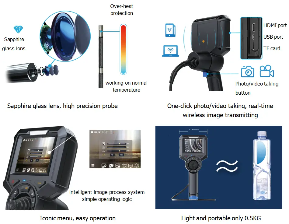 hd autel maxivideo mv400 customized for industry 5