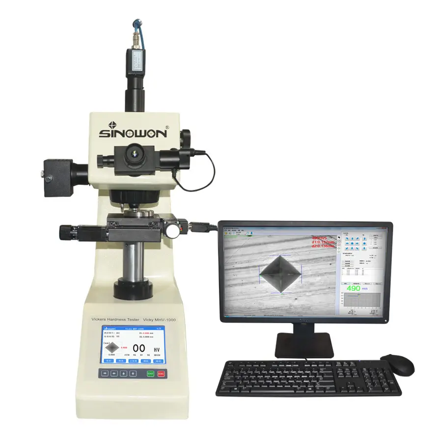 fabrication measurement monitor Sinowon Brand micro vickers hardness tester 2
