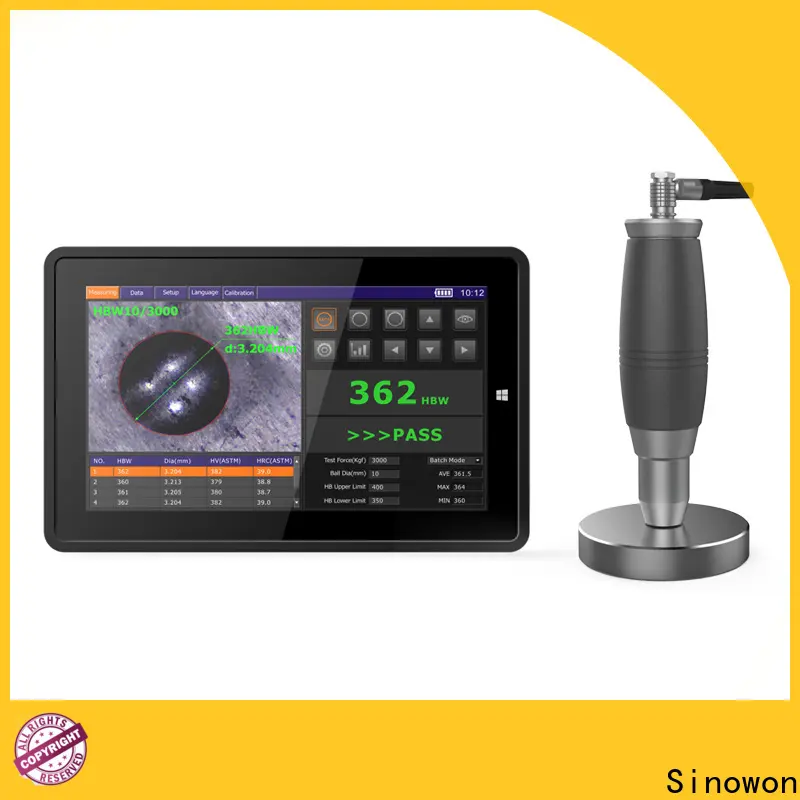 Sinowon quality brinell hardness test procedure wholesale for steel products 1