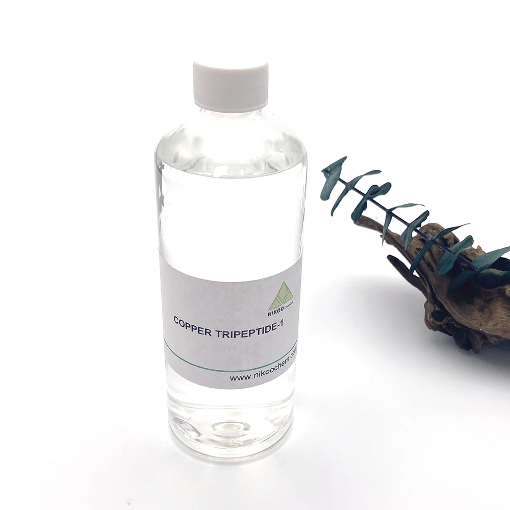 Cu-GHK is used in anti-aging, anti-wrinkle, after-sun, skin renewal, skin moisturizing, hair growth stimulating products 1