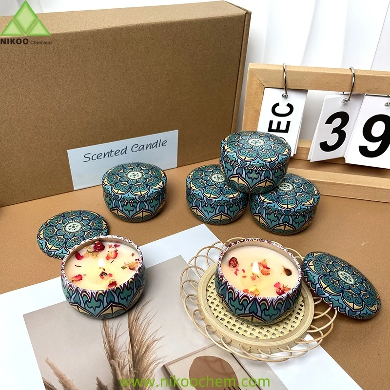 Wholesale 6 Pack Soy Wax Scented Candles (Jasmine) Gifts Set 60g for Home Scented - Long Burning Premium - Hand-Poured 1