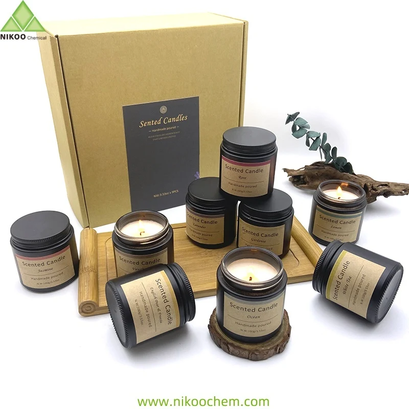 Wholesale 9 Pack Luxury Scented Candle Gifts Set 100g for Vegan Soy Wax, Hand Poured 1