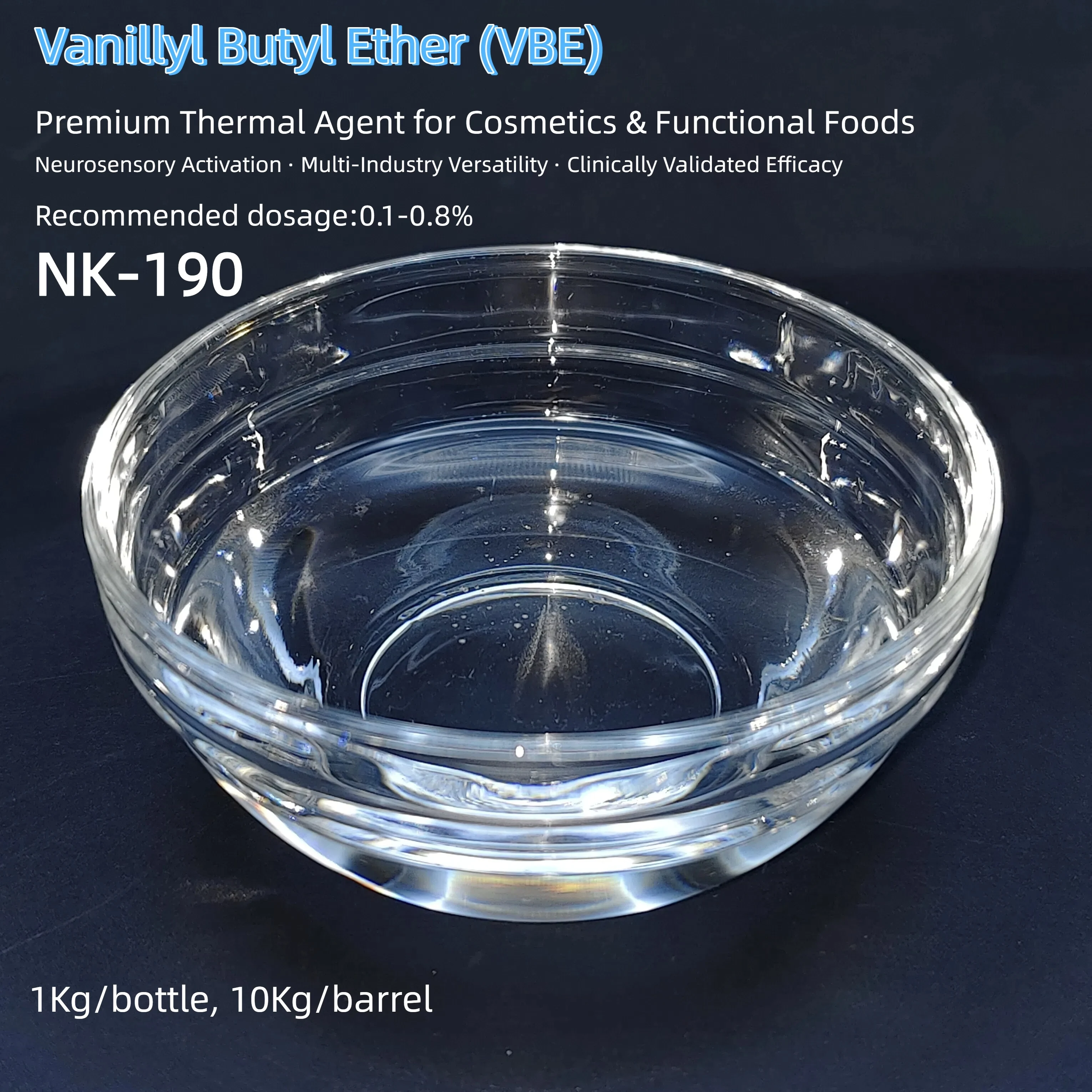 Vanillyl Butyl Ether (VBE): Premium Thermal Agent for Cosmetics & Functional Foods 1