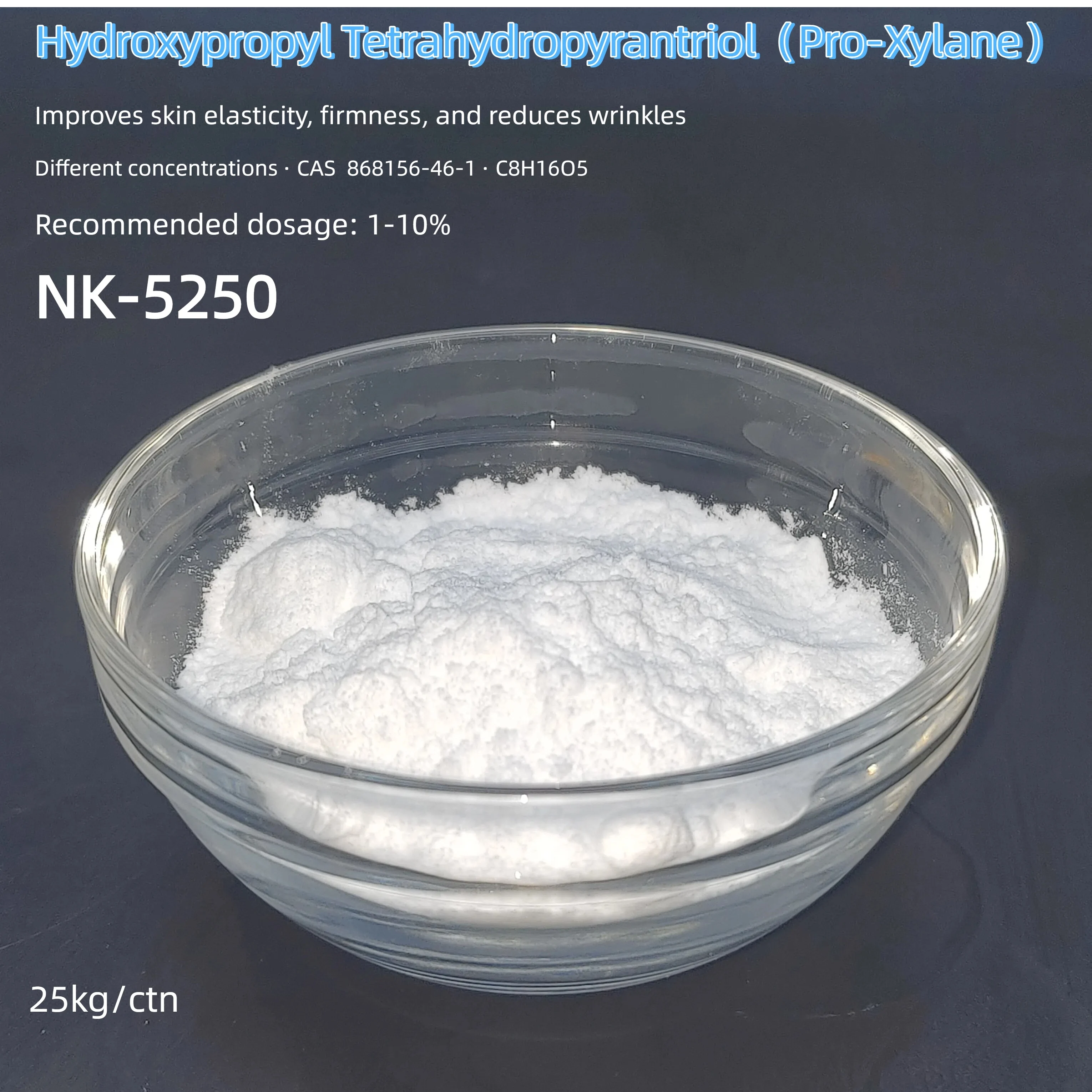 Hydroxypropyl Tetrahydropyrantriol (Pro-Xylane or HTP): A Key Anti-Aging Ingredient in Cosmetics 1