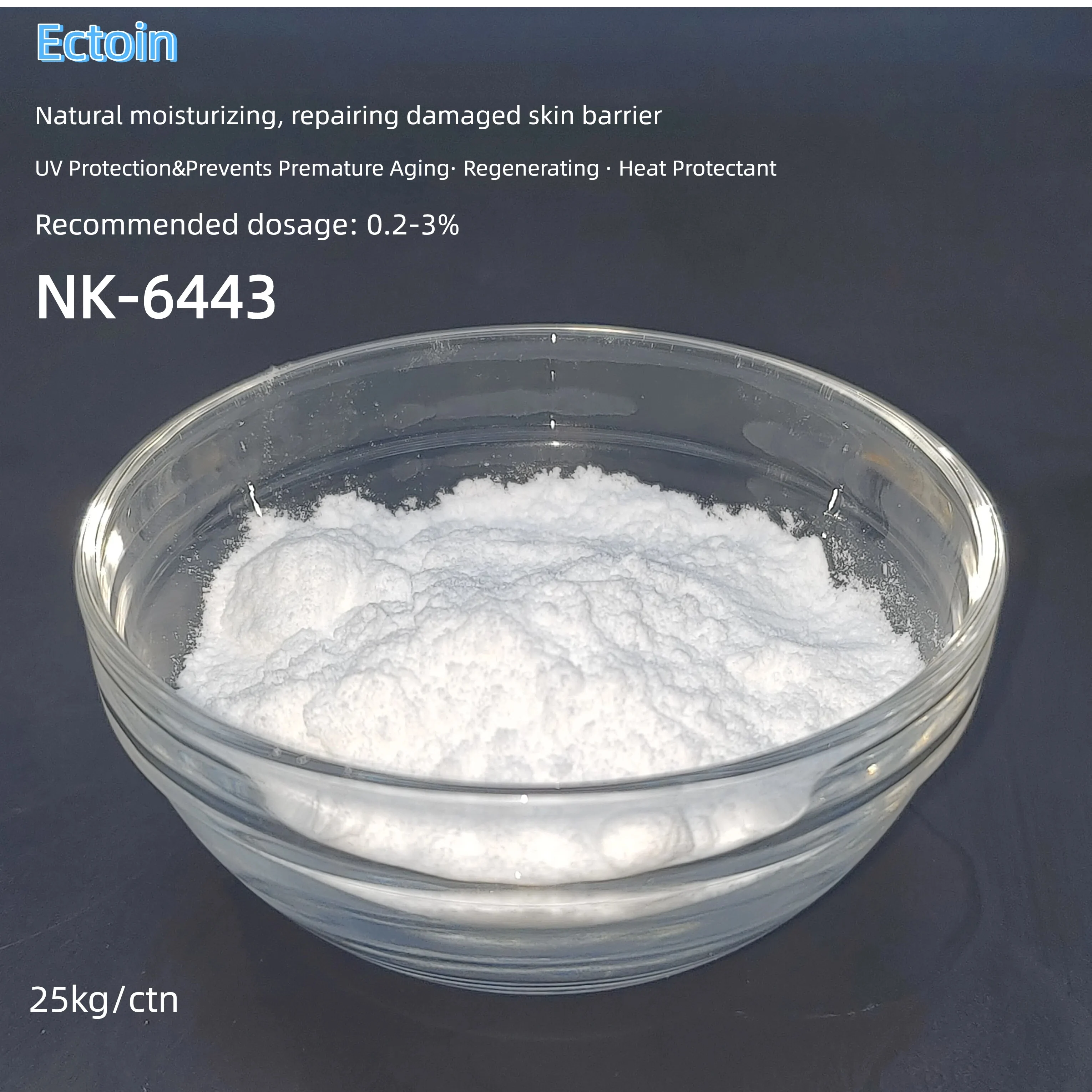 Ectoine: Natural moisturizing, repairing damaged skin barrier 1