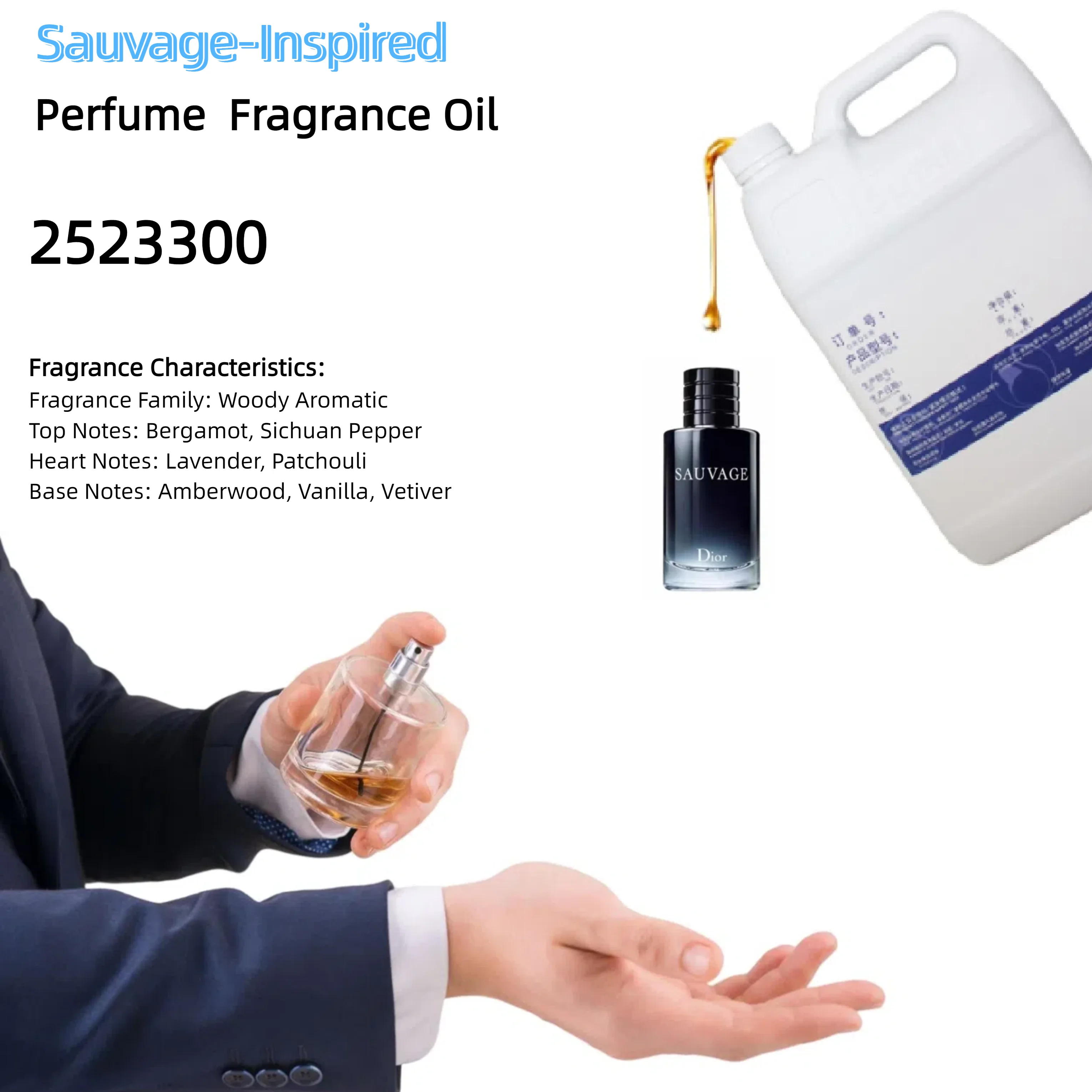 Sauvage-Inspired Perfume Oil Concentrate Long Lasting Perfume Fragrance– Premium OEM/ODM Manufacturer 1