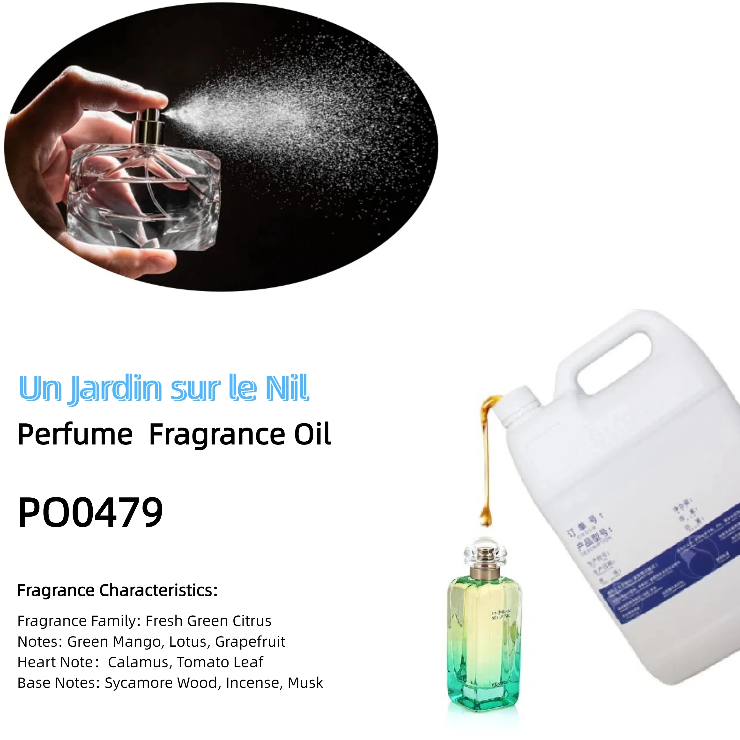 Un Jardin sur le Nil Perfume Fragrance Oil - Premium Raw Material for Luxury Perfumery 1