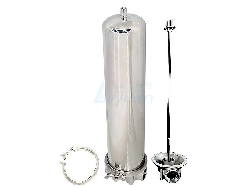 Lvyuan ss bag filter housing with fin end cap for industry 4