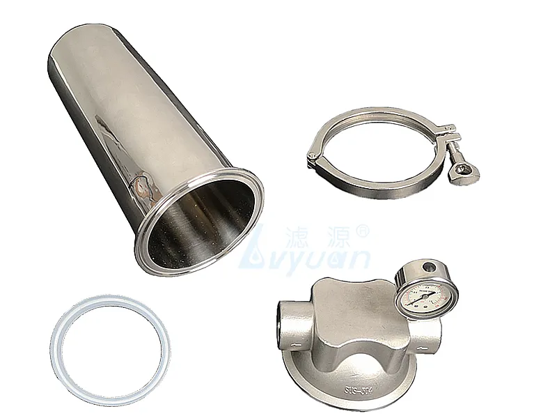 Lvyuan ss bag filter housing with fin end cap for industry 2