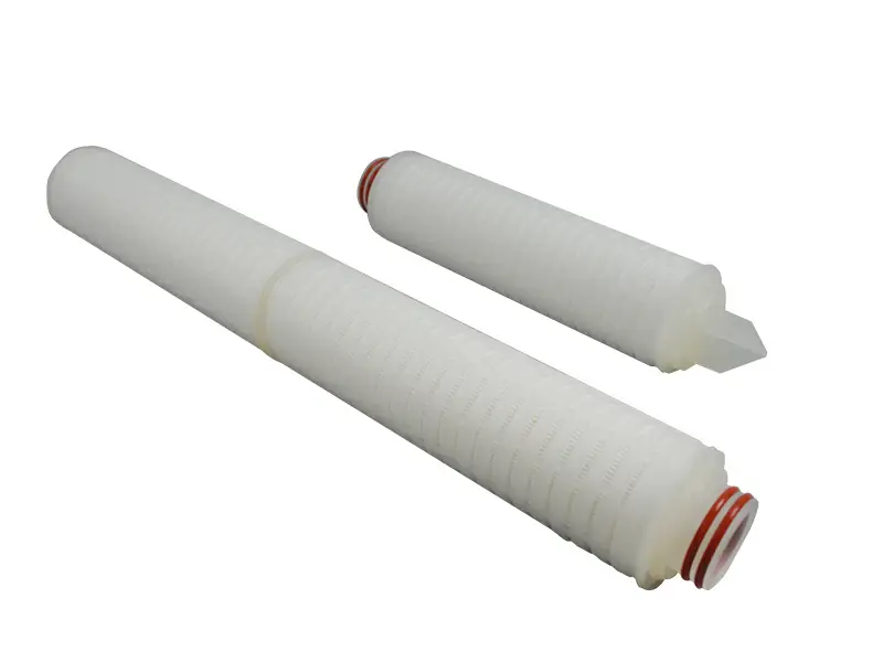 0.2 μm 5 inch PES membrane pleated cartridge filters manufacturer 8