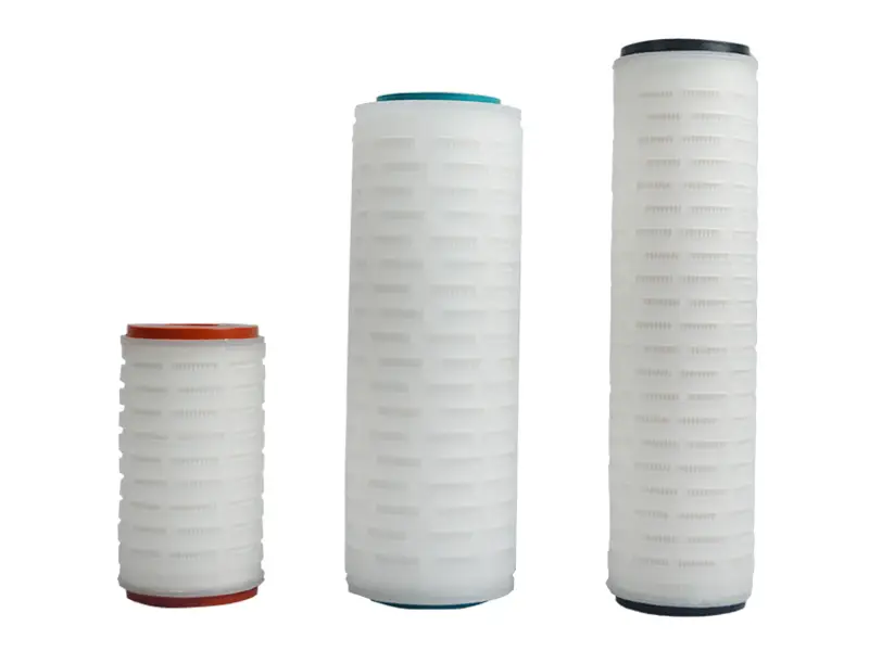 0.2 μm 5 inch PES membrane pleated cartridge filters manufacturer 7