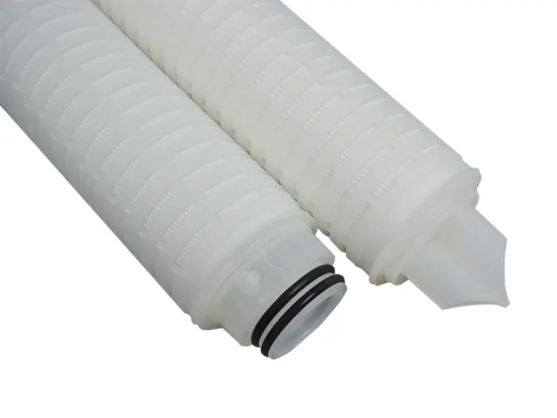 0.2 μm 5 inch PES membrane pleated cartridge filters manufacturer 9