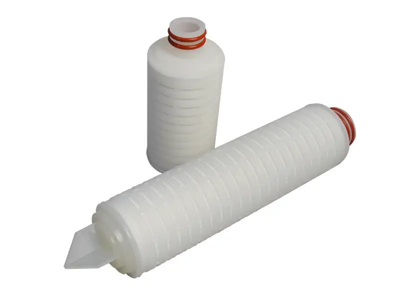 0.2 μm 5 inch PES membrane pleated cartridge filters manufacturer 6