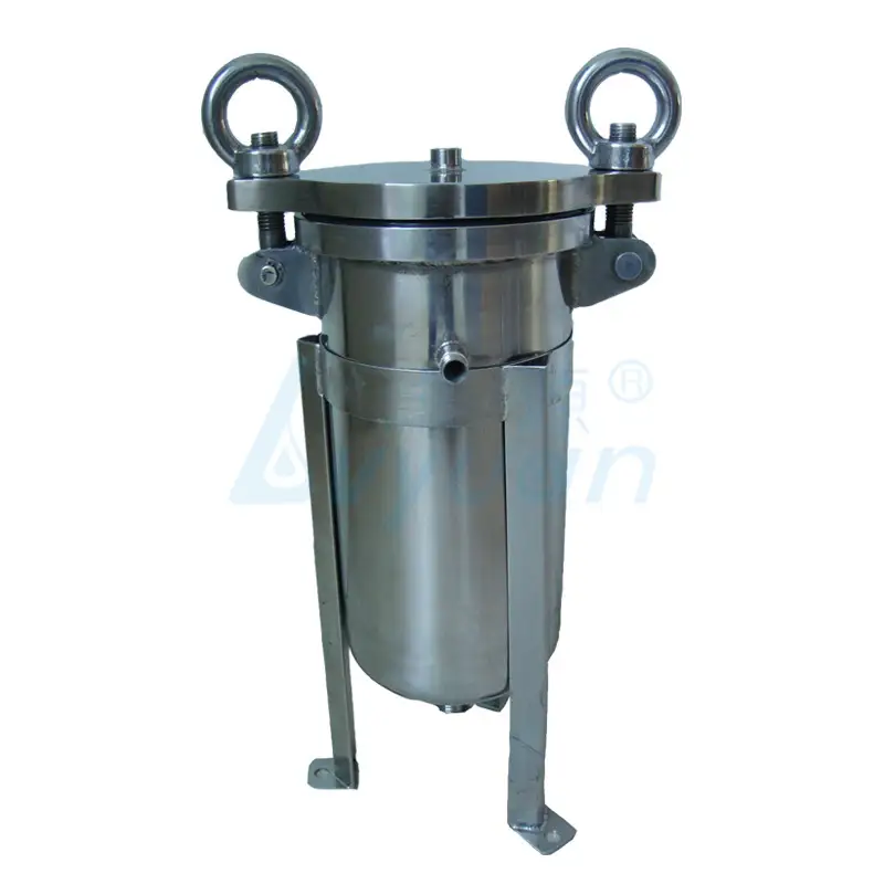 Carcasa de filtro de bolsa de acero inoxidable para filtración de líquidos industriales para filtro de combustible y aceite 1