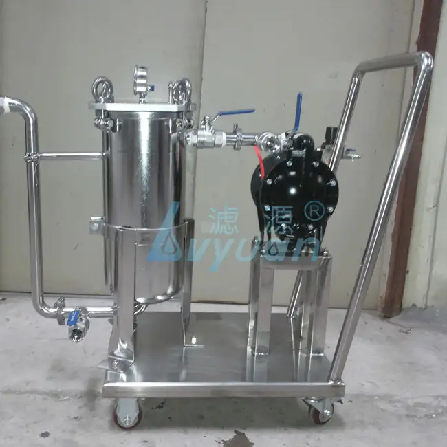 Stainless steel water filtration system with 1 2 3 4 5 Stage 1