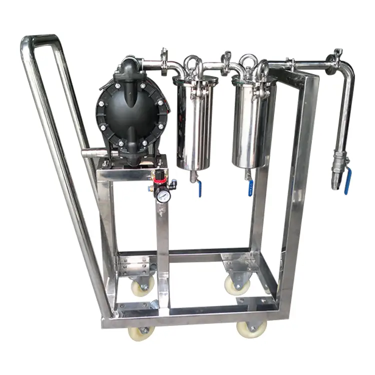 Máquina de filtrado de bolsas de miel 1