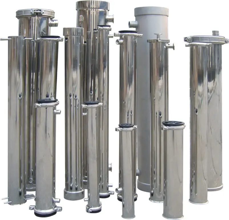 professional ss bag filter housing with fin end cap for food and beverage 1