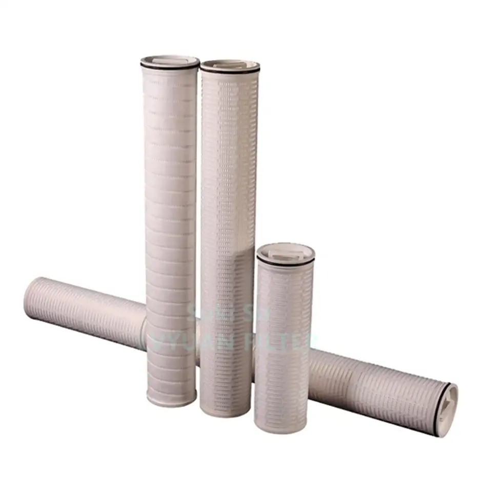 Replaced cartridge filter adapted 32 inchBag type waterfilterhousing 1/5/10 micronsPP pleated sediment filter cartridge 1