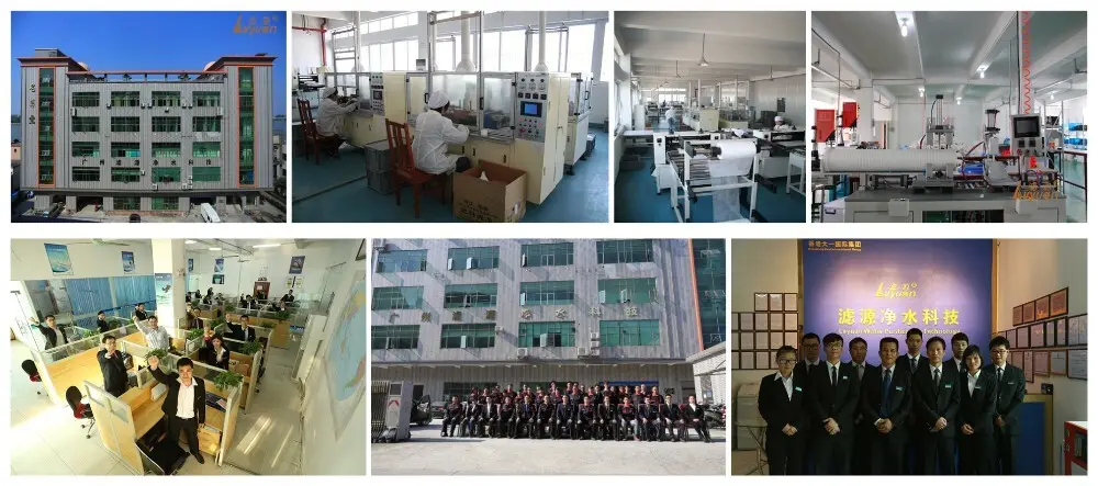 Lvyuan titanium stainless steel filter housing manufacturers with fin end cap for sea water desalination55 7