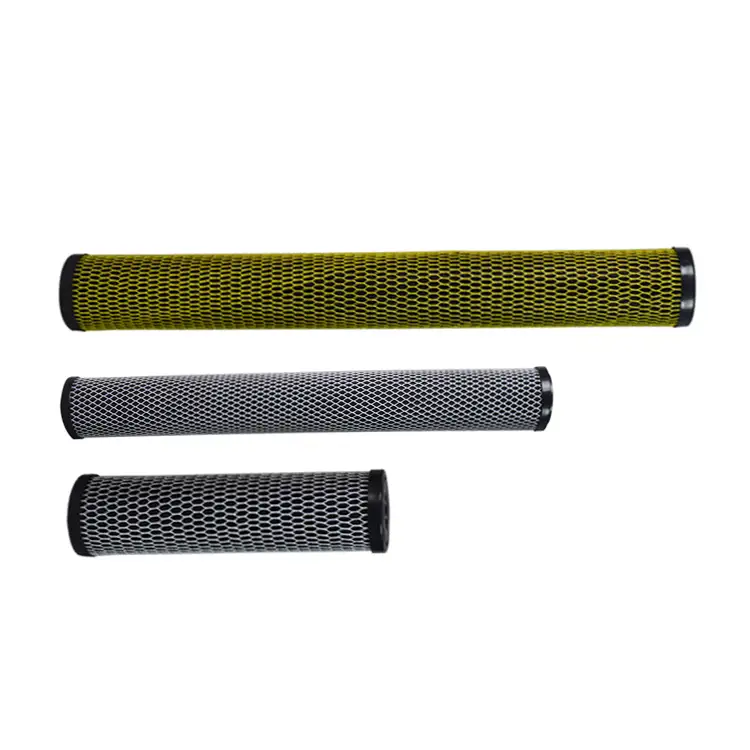 Filtros de bloque de carbón de 0,5 um de alta calidad chinos para sistema RO 1