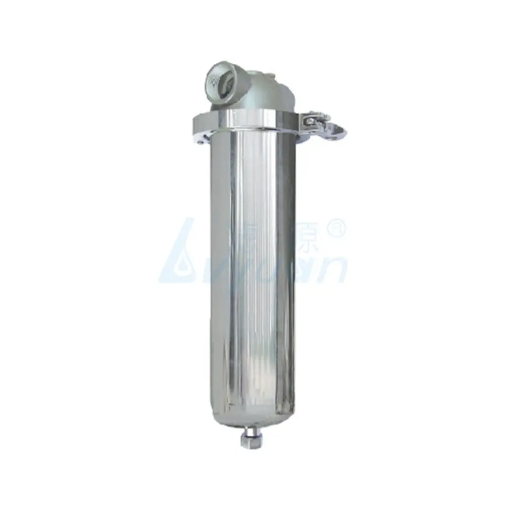 Lvyuan titanium stainless steel filter housing manufacturers with fin end cap for sea water desalination102 5