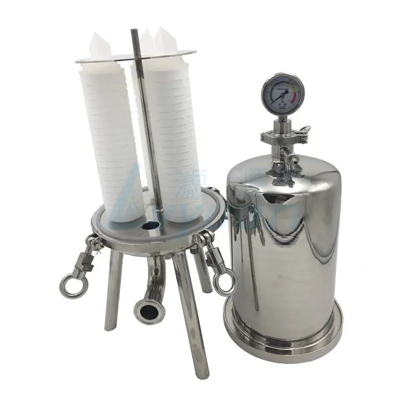 Lvyuan titanium stainless steel filter housing manufacturers with fin end cap for sea water desalination79 9