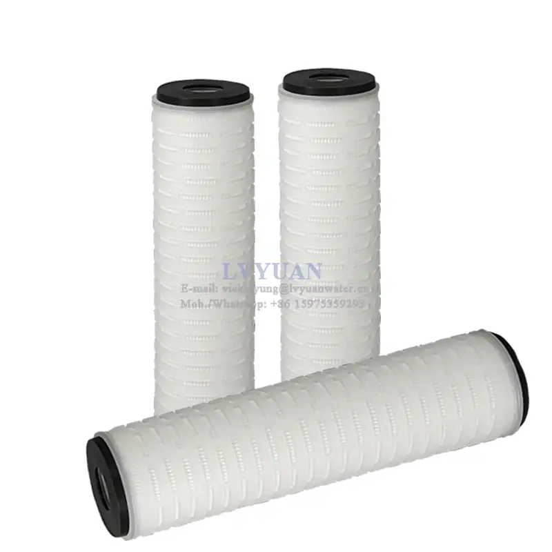 Çin OEM boyutu & mikron pp filtrasyon membranı/10 inç Kıvrımlı PP filtrasyon filtresi 1