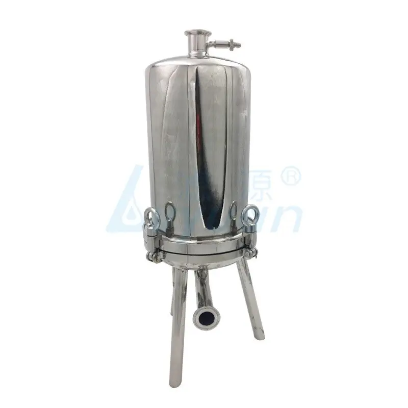 Lvyuan titanium stainless steel filter housing manufacturers with fin end cap for sea water desalination114 7