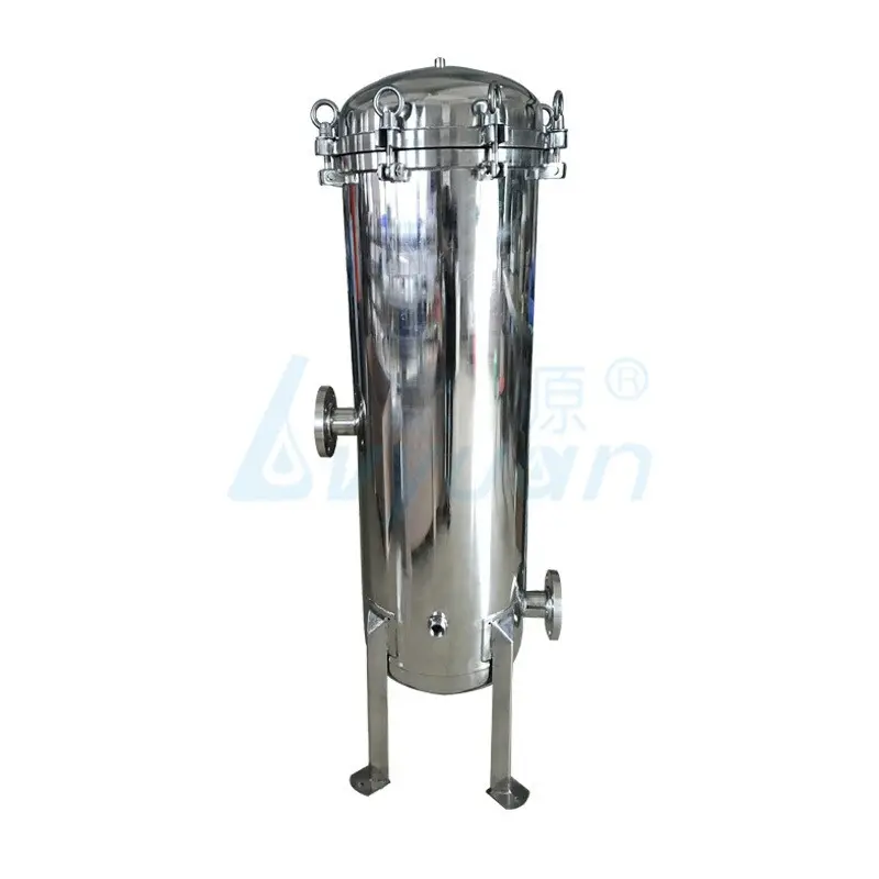 Lvyuan titanium stainless steel filter housing manufacturers with fin end cap for sea water desalination117 6