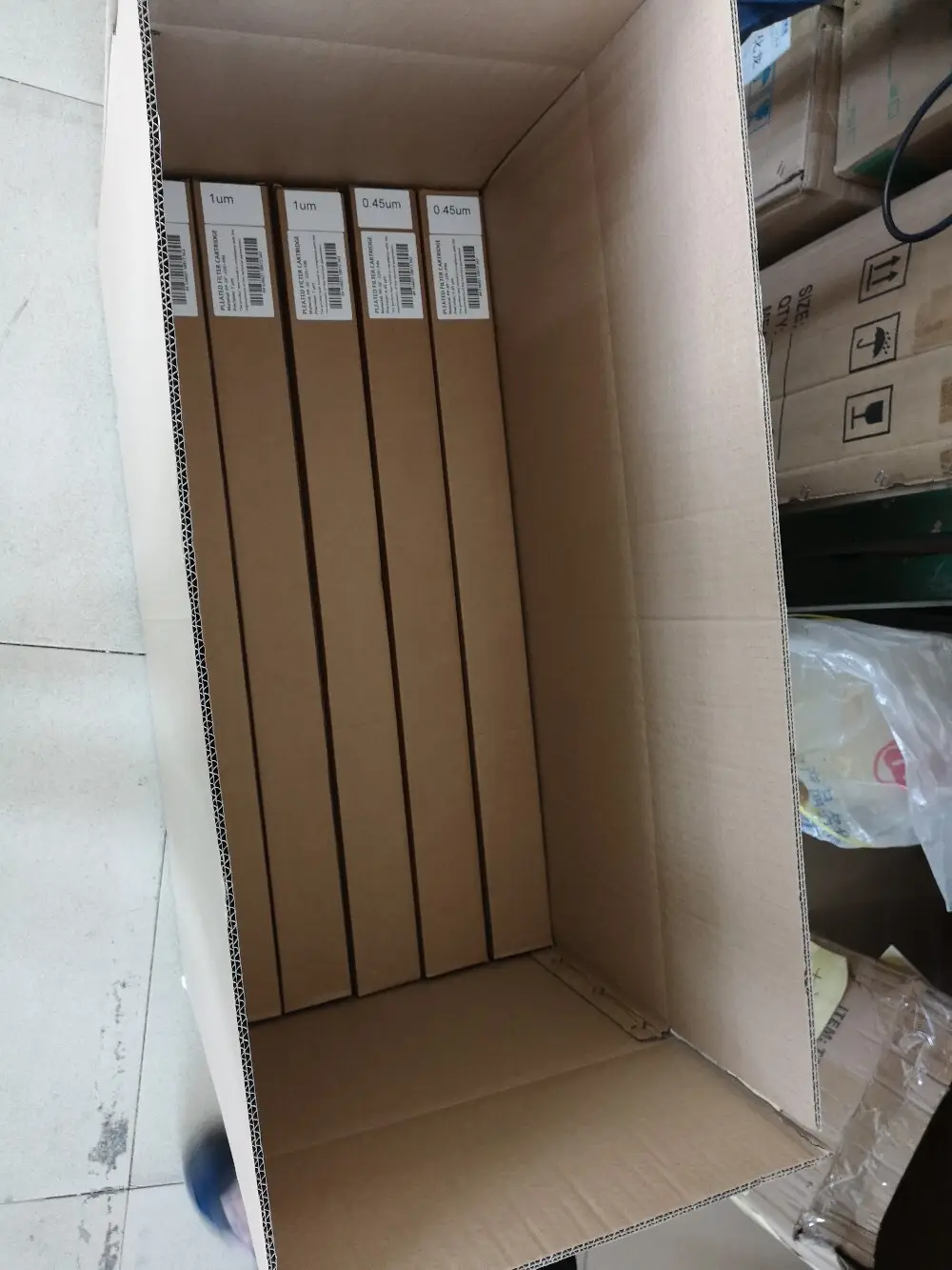 Lvyuan titanium stainless steel filter housing manufacturers with fin end cap for sea water desalination44 9