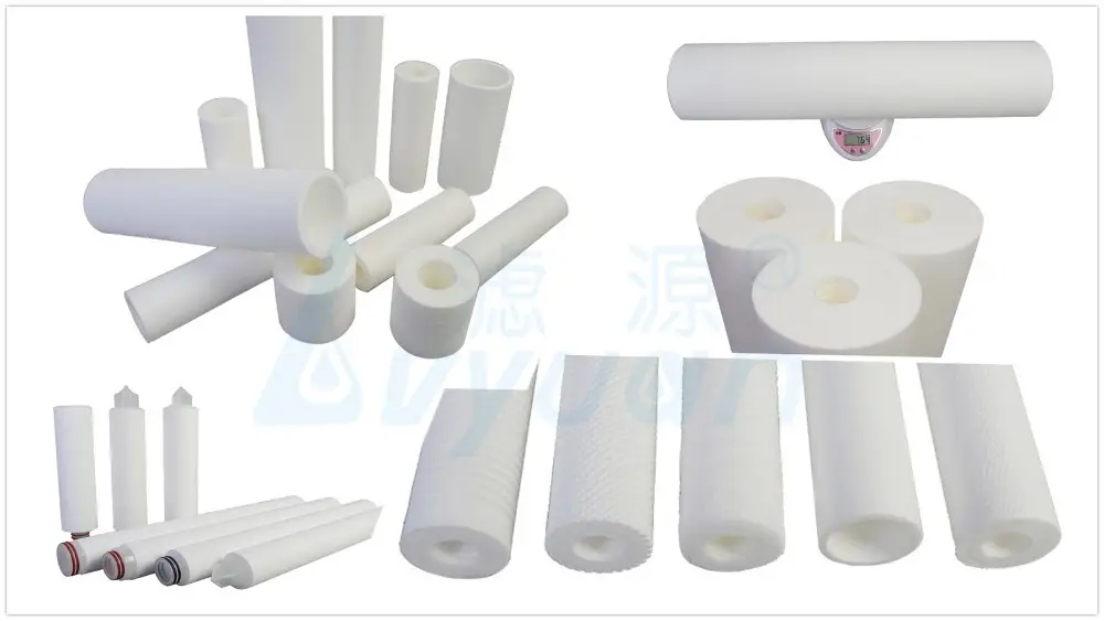 Lvyuan titanium stainless steel filter housing manufacturers with fin end cap for sea water desalination58 7