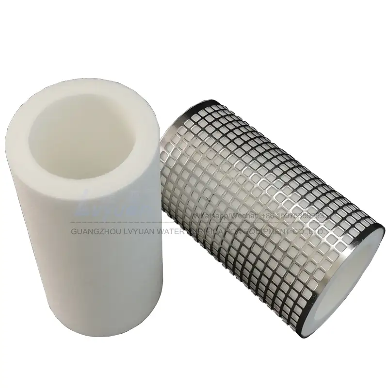 Customized melt blown/Spun sediment water filter 1/5/10 microns PP cartridge water filter with plastic stainless steel core 1