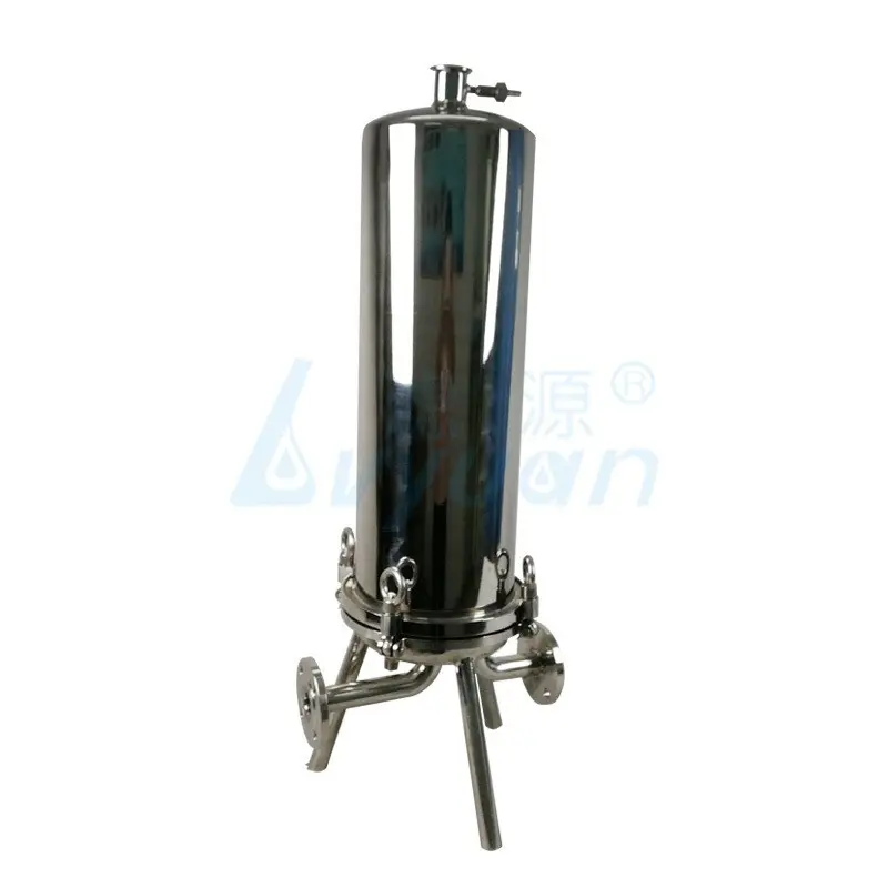 Lvyuan titanium stainless steel filter housing manufacturers with fin end cap for sea water desalination83 9